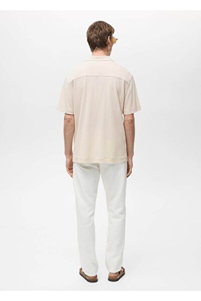 MANGO Man Bowling yaka modal gömlek