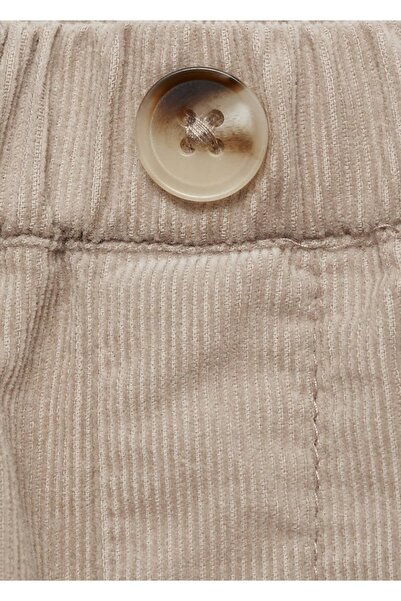 MANGO Baby Pamuklu fitilli kadife pantolon