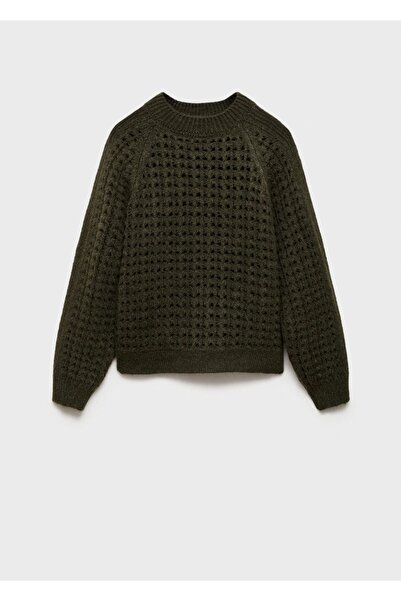 MANGO Woman Ajur örgü kazak