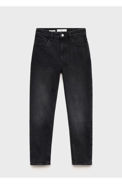 MANGO Woman Newmom confort yüksek belli jean pantolon