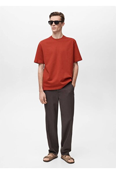 MANGO Man Heavy weight relaxed fit tişört