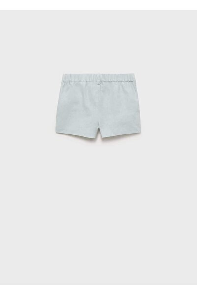 MANGO Baby Σορτς βερμούδα από μείγμα λιναριού