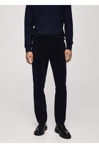 MANGO Man Slim-fit corduroy trousers