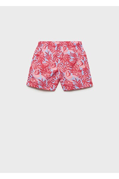 MANGO Kids Gemusterter Shorts-Badeanzug