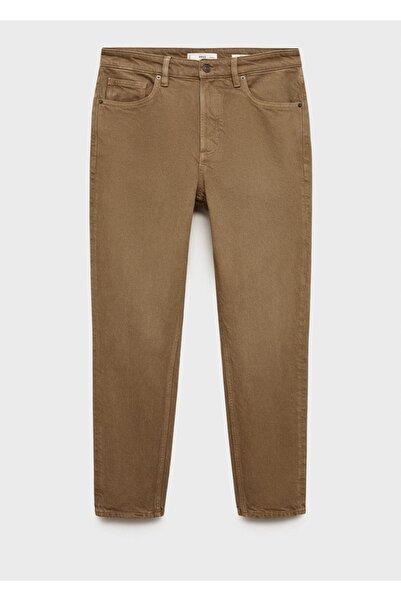 MANGO Man Ben tapered crop jean pantolon
