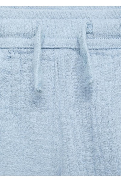 MANGO Baby Pamuklu bermuda şort