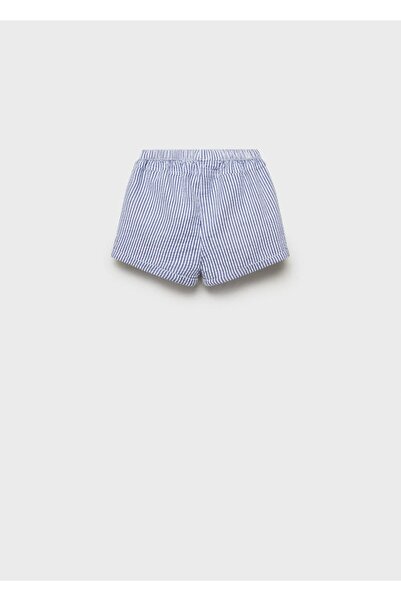 MANGO Baby Çizgili pamuklu şort