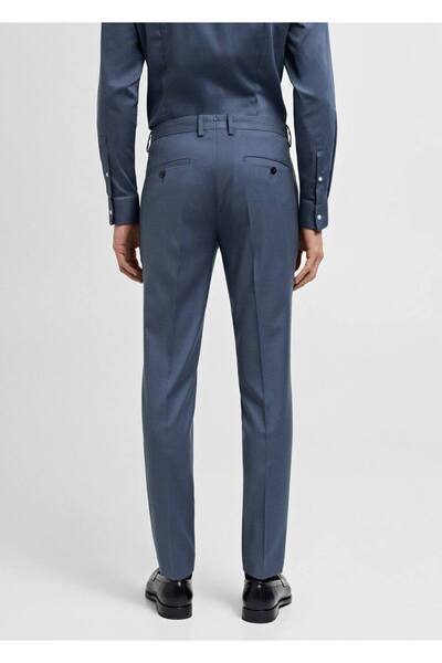MANGO Man Süper slim fit streç kumaştan kumaş pantolon