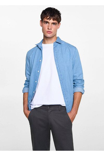 Mango Teen Cotton chino pants
