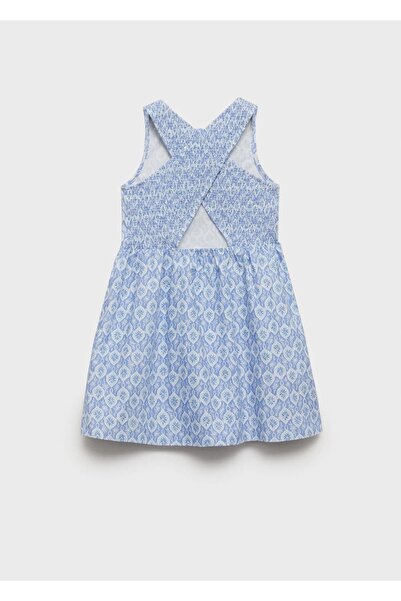 MANGO Kids Rochie cu voluri cu modele