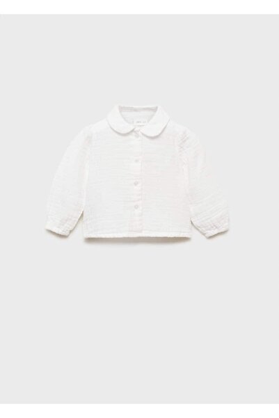 MANGO Baby Bambu pamuklu bluz