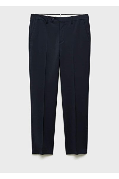 MANGO Man Yünlü takım elbise pantolonu