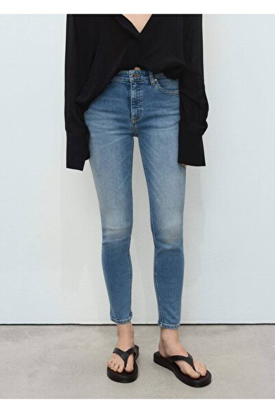 MANGO Woman Orta belli skinny jean pantolon