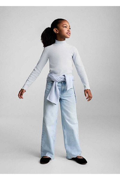 MANGO Kids Tricou cu guler elastic