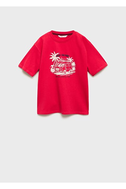 MANGO Kids T-Shirt mit geprägtem Print