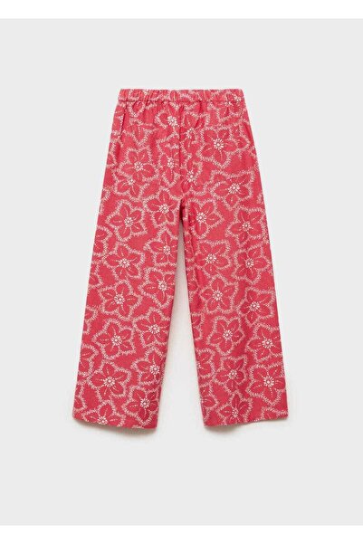 MANGO Kids Floral print pants
