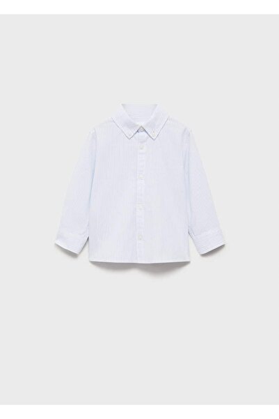 MANGO Baby Çizgili Oxford gömlek