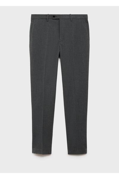 MANGO Man Dar kesim kumaş pantolon
