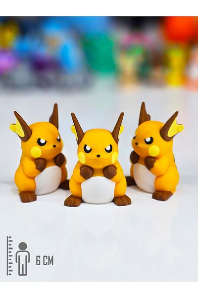 Suelo Butik Pokemon Raichu Figure Pokemon Figure Toys 6 cm (1 Piece)