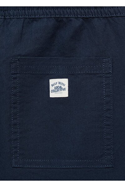 MANGO Kids Beli elastik keten bermuda şort