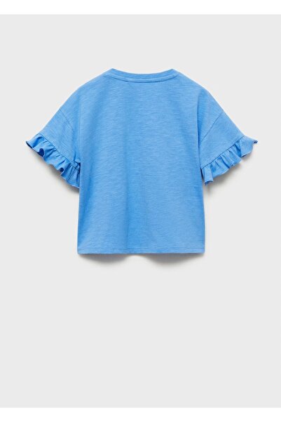 MANGO Kids Μπλουζάκι με κεντημένη τσέπη στο στήθος
