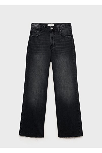 MANGO Woman Danila wideleg yüksek belli jean pantolon