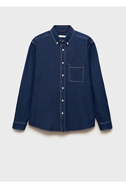 MANGO Man Normal kesim denim gömlek