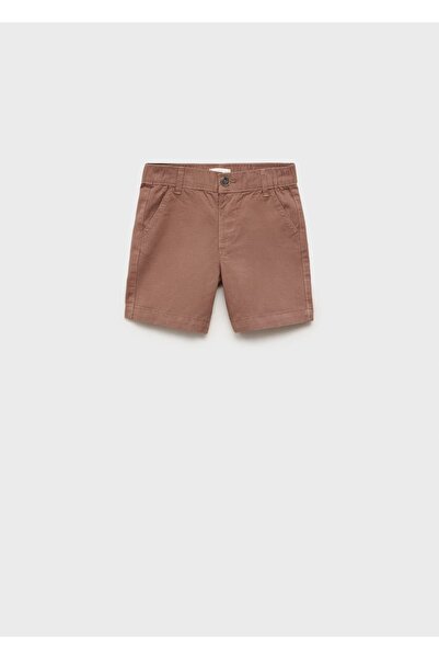 MANGO Baby Pamuklu bermuda şort