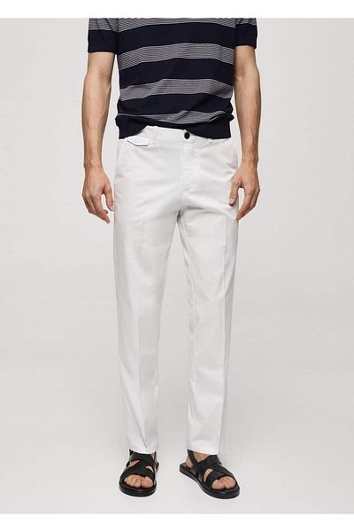 MANGO Man Regular Fit Tooling Cotton Trousers