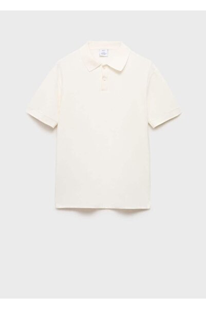 MANGO Man Βαμβακερό μπλουζάκι πόλο με κανονική κοπή