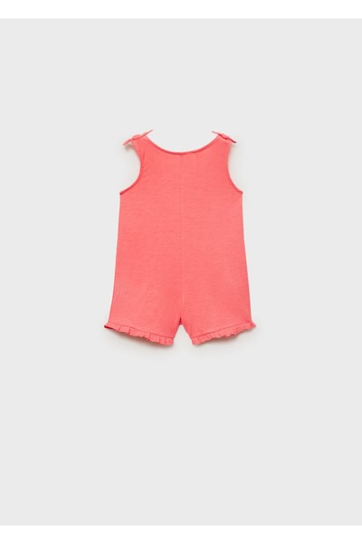 MANGO Baby بذلة قصيرة مع تفاصيل العنب