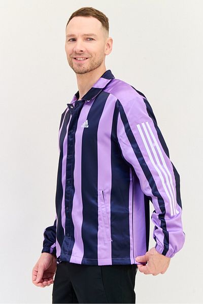 adidas Men Sportswear Fit Long Sleeve Outdoor Jacket, Multicolor