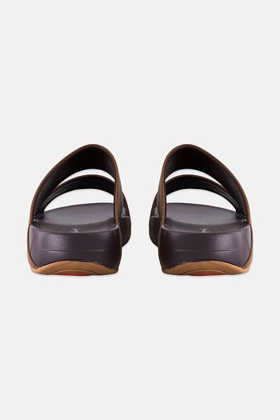 English Laundry Men 2 Strap Slip On Arabic Sandals, Brown