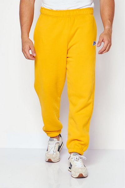 Diesel Men Drawstring Brand Logo Sweatpants, Yellow