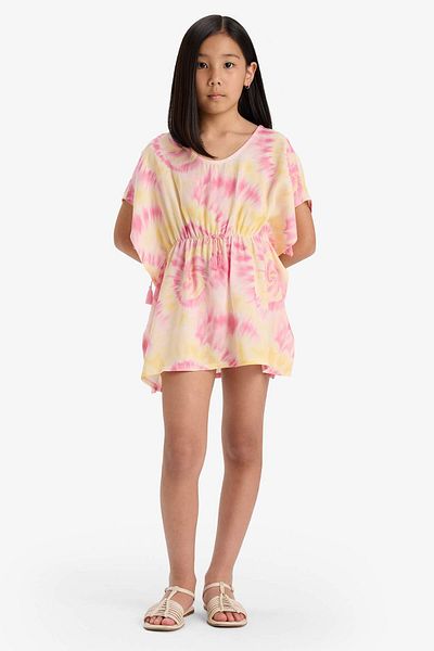 DeFacto Batik-Strandkleid für Mädchen E4977A825HS