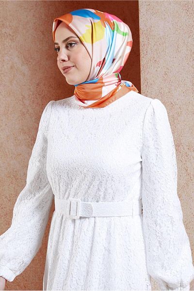 Alvina Ψηφιακό κασκόλ ALVİNA 3288 Model