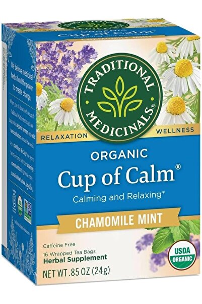 TRADITIONAL MEDICINALS كوب عضوي من شاي الهدوء 16 كوب