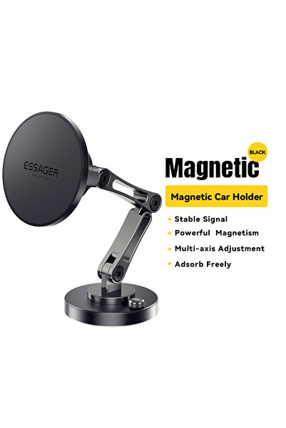 essager حامل هاتف للسيارة بشاحن لاسلكي مغناطيسي عادي بقوة 15 وات مع شحن سريع ...