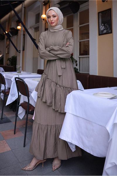 TRENDTESETTÜR ΓΥΝΑΙΚΕΙΟ ΦΟΡΕΜΑ ΜΕ ΠΟΥΛΟΥΡΑ ΜΙΝΚ T 7884