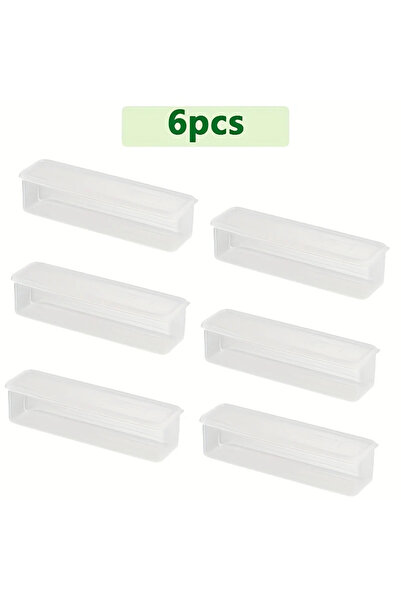 Choice 6 قطع من صناديق تخزين الطعام الطازج للثلاجة، قطعة أثرية لحفظ الطعام ال...