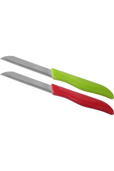 Generic Royalford 2Pcs Fruit Knife - Stainless Steel Fruit Knife Set Razor Sharp Blades | Ultra Sharp Cooki