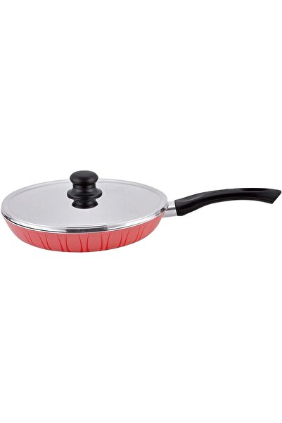 MISTERCOOK Mr. Cook 32 cm Frying Pan, Aluminum, Red