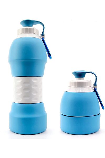 Generic NALACAL Collapsible Sports Water Bottle, Silicone Foldable Portable Travel Water Bottle, Outdoor Wa