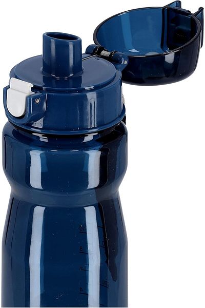 Generic Royalford Water Bottle With Volume Marker Portable Design With Straw & Loop Handle Bpa Free Eco Fri