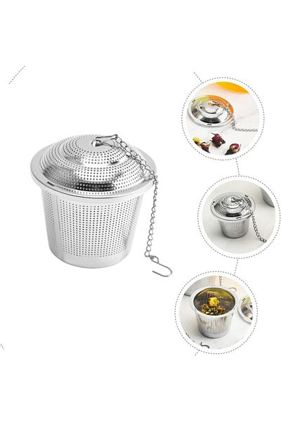 Generic NALACAL 3PCS Small Tea Strainer for Loose Leaf, Seasoning Infusion Set Filter Tool Tea Stick Metal