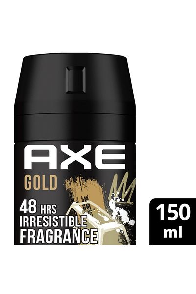 Axe Gold Oudwood & Dark Vanilla Body Spray For Men 150 ml