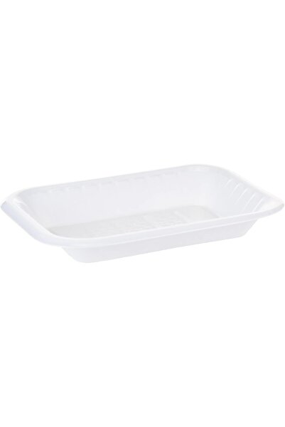 Hotpack Disposable Rectangular Plastic Serving Tray -Small - 1Kg
