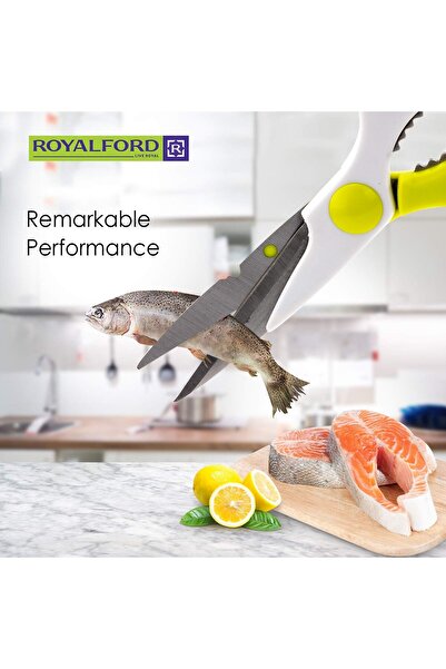 ROYALFORD مقص مطبخ RF6319 - ستانلس ستيل