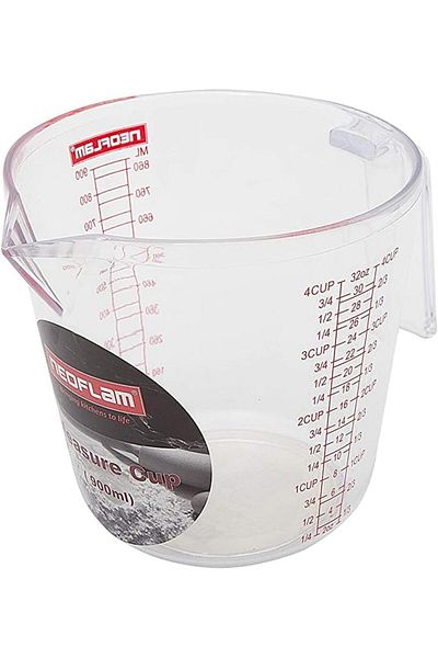 NEOFLAM Measuring Cup - 900ml - PS Material, White