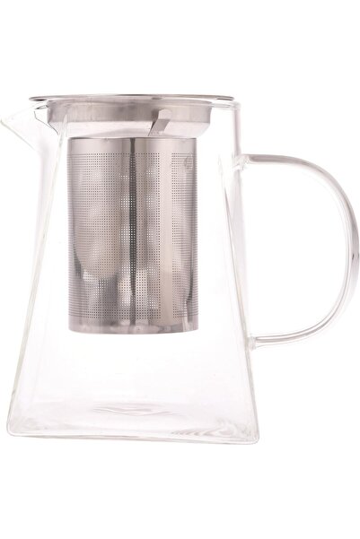 Generic 750ml Glass Teapot with Infuser, Microwave-Safe Design for Loose Leaf...
